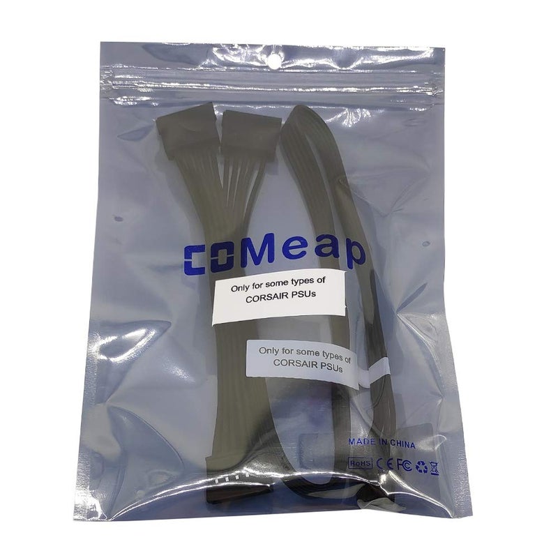 COMeap SATA Power Cable for Corsair PSUs, 6 Pin to 3X 15 Pin SATA Hard Drive Power Adapter Splitter for BTC Mining Riser Card 20-in(50cm) - Image 5